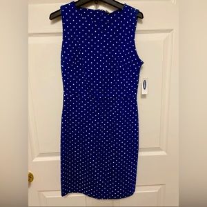 Old Navy Blue Polka Dot Dress